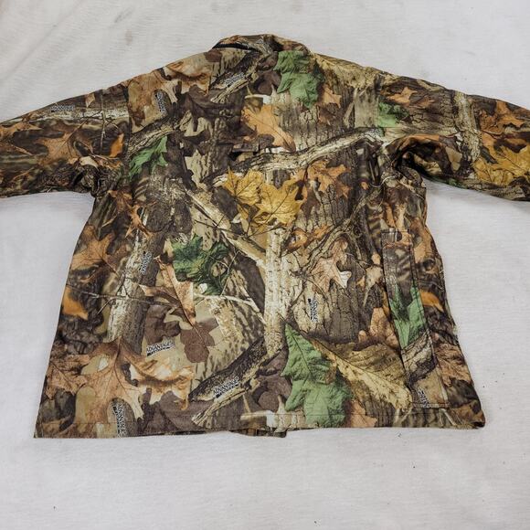 Vintage Field & Stream Jacket Mens Sz Medium Hunting Camo Grunge Y2k Woodlands - Picture 13 of 16